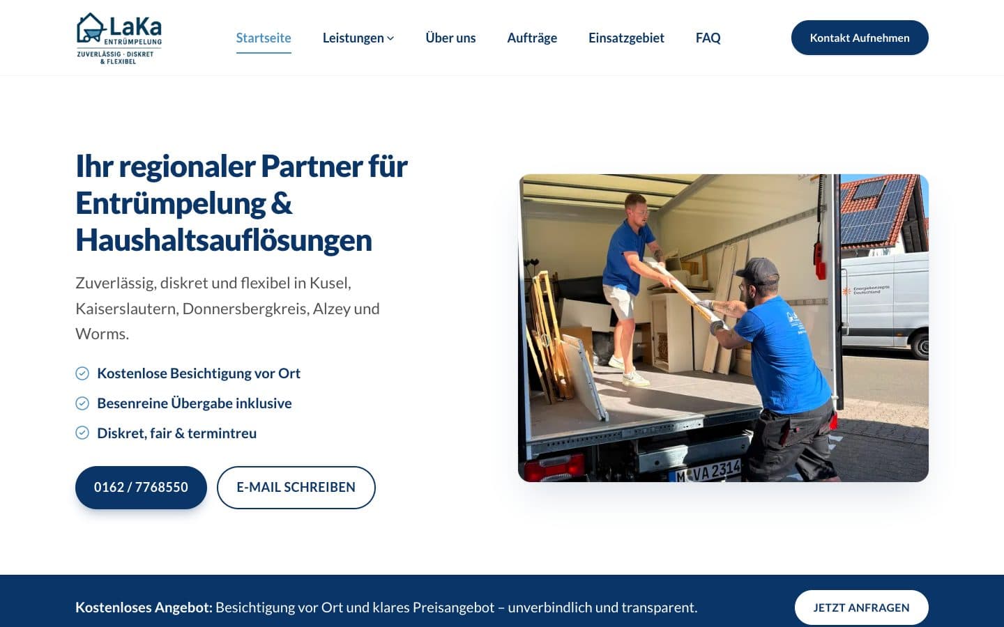 Website Vorschau von LaKa Service